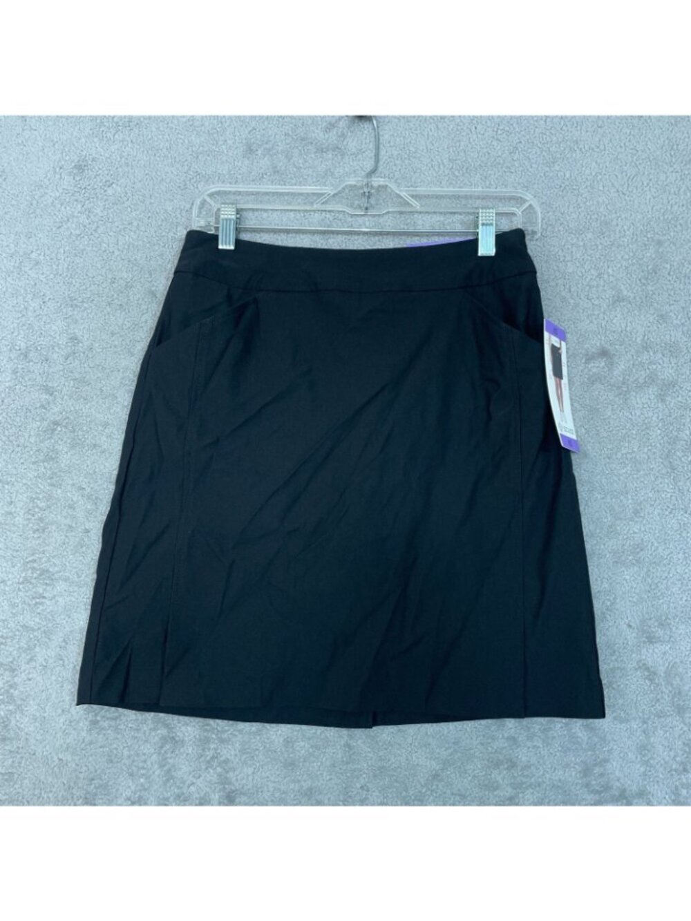NWT S.C. & Co. Women's XS Tummy Control Black Pull-On Skirt Stretch B1390 - Picture 4 of 15